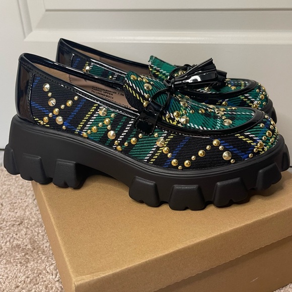 Betsey Johnson Shoes - Betsey Johnson Women's Embellished Aleah Loafers 7.5